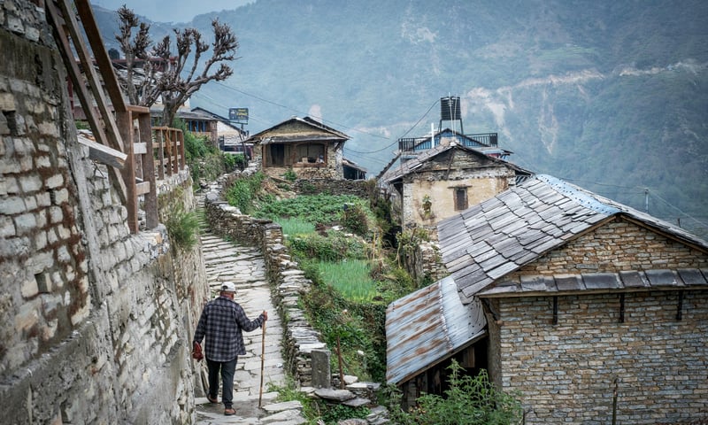 The village of Ghandruk, Nepal.