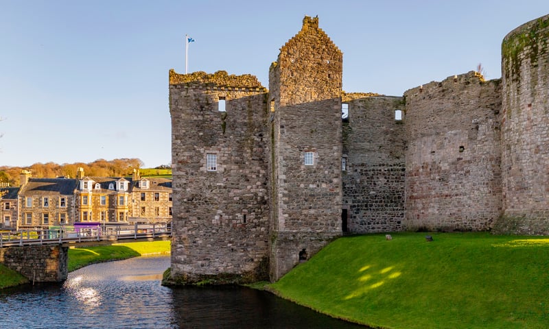 Stop by Rothesay Castle with free time in Rothesay, Isle of Bute.