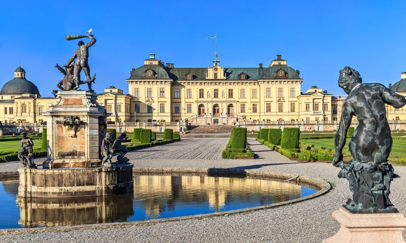 Drottningholm is the private residence of the Swedish Royal Family, located near Stockholm, Sweden.