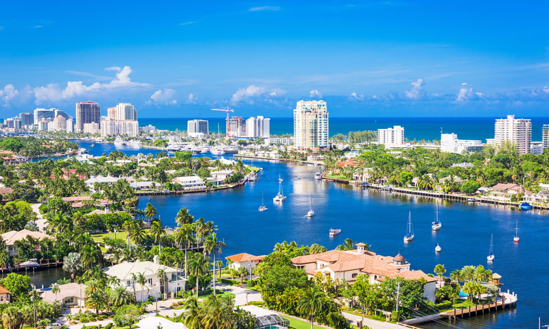 Return to Fort Lauderdale, in Florida, USA, to end your sailing experience.