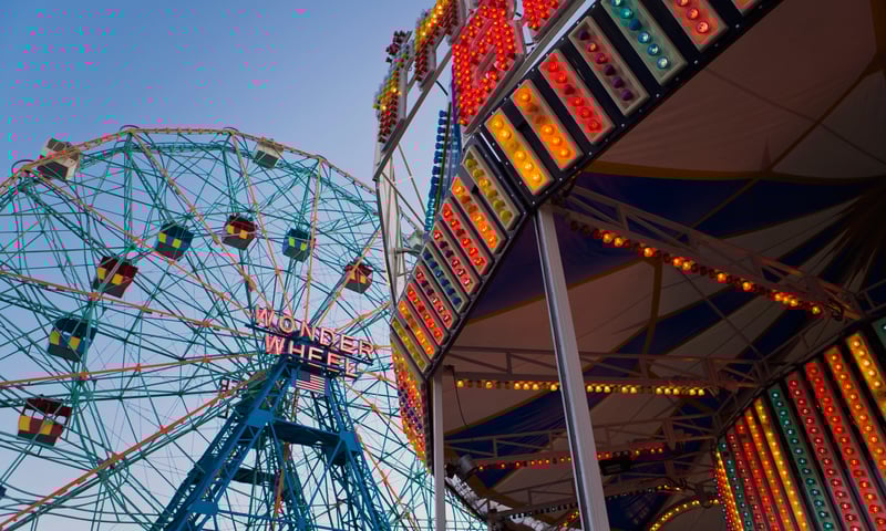 Spend a thrilling day at Coney Island amusement park in Brooklyn, New York (not included).