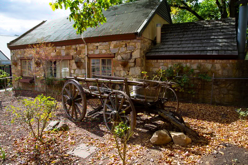 Hahndorf is a charming German-inspired town in SA wine region, Australia.
