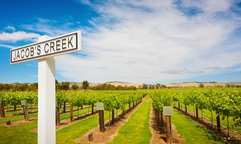 Jacob's Creek is Barossa's oldest commercial vineyard, South Australia.