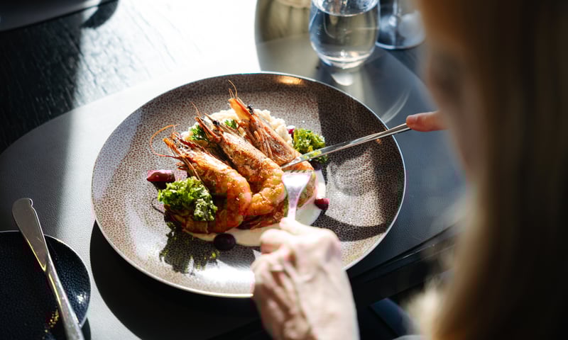 Savour all-inclusive dining aboard MS Roald Amundsen.