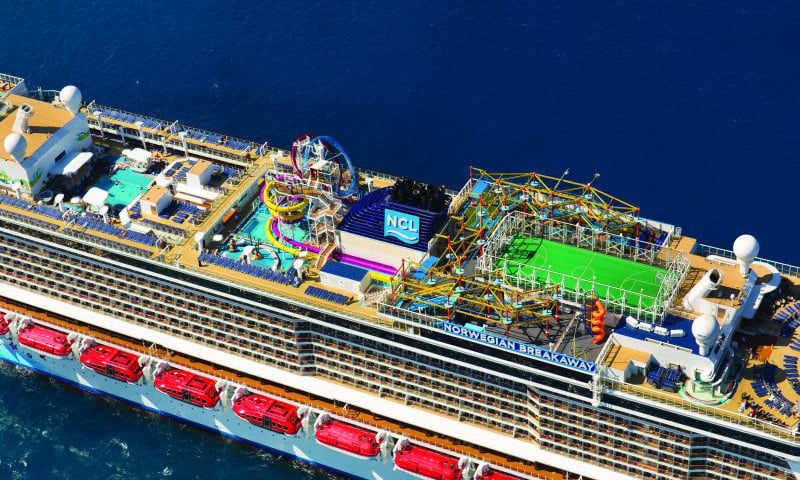 Sail the seas aboard the Norwegian Breakaway.