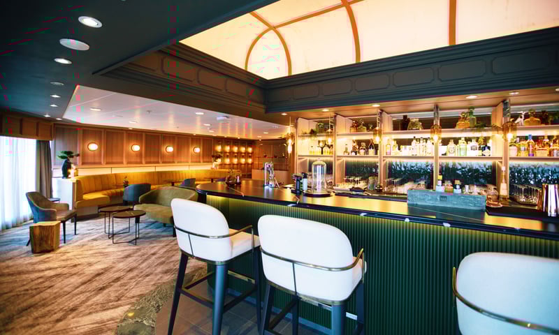 Unwind at Atlas Bar onboard Azamara Pursuit.