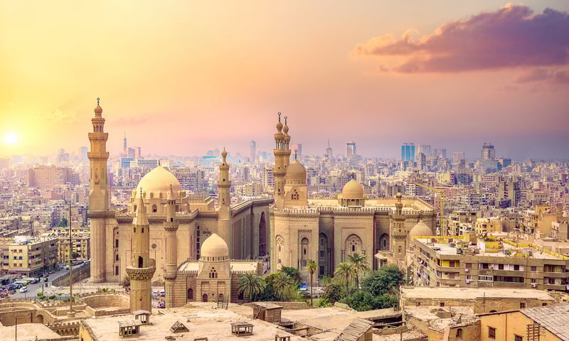 Begin your adventure in Cairo, Egypt.