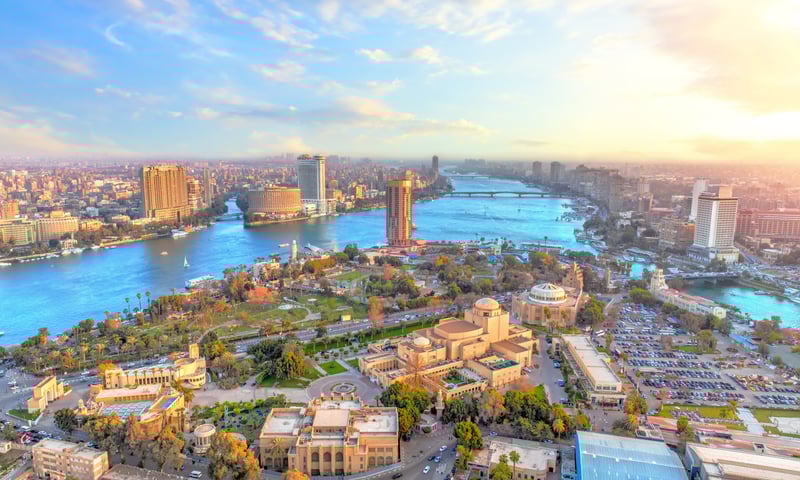 Begin your adventure in Cairo, Egypt.