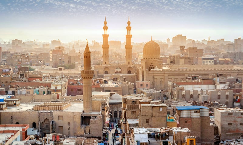 Walk down the historic streets of Cairo.