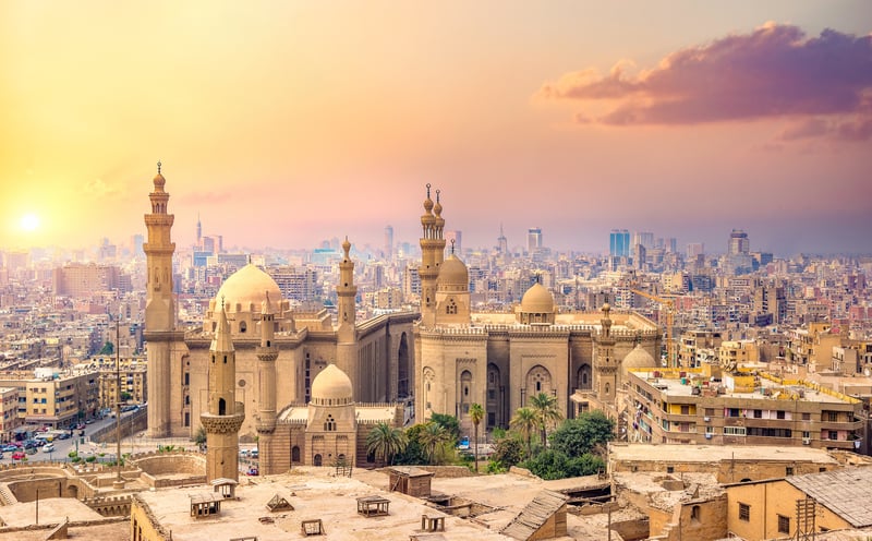 Immerse yourself in Old Cairo, Egypt.