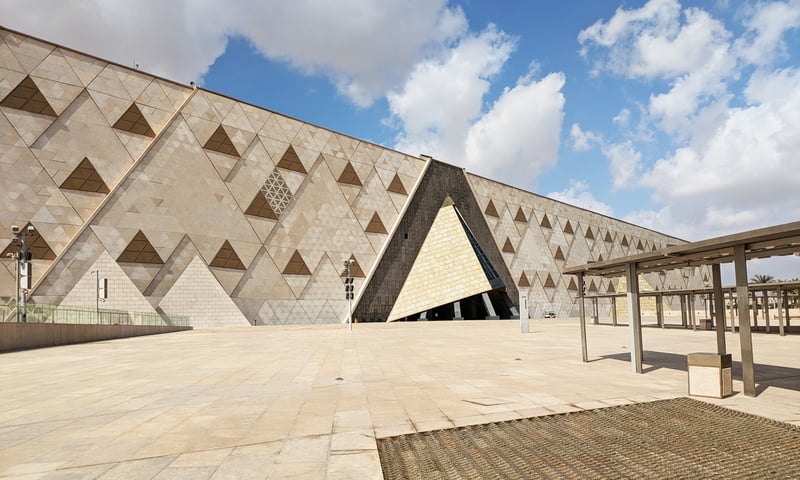 The new Grand Egyptian Museum, the world's largest archaeological museum (optional activity).