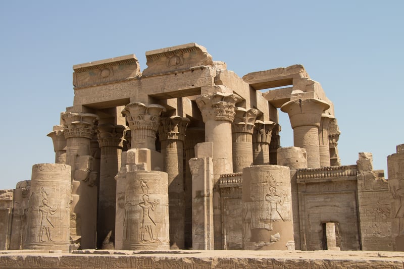 Explore the Temple of Kom Ombo in Egypt.