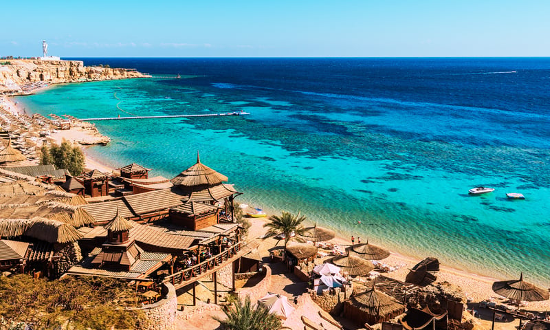Enjoy a leisure day in Sharm el-Sheikh on the Red Sea, Egypt.