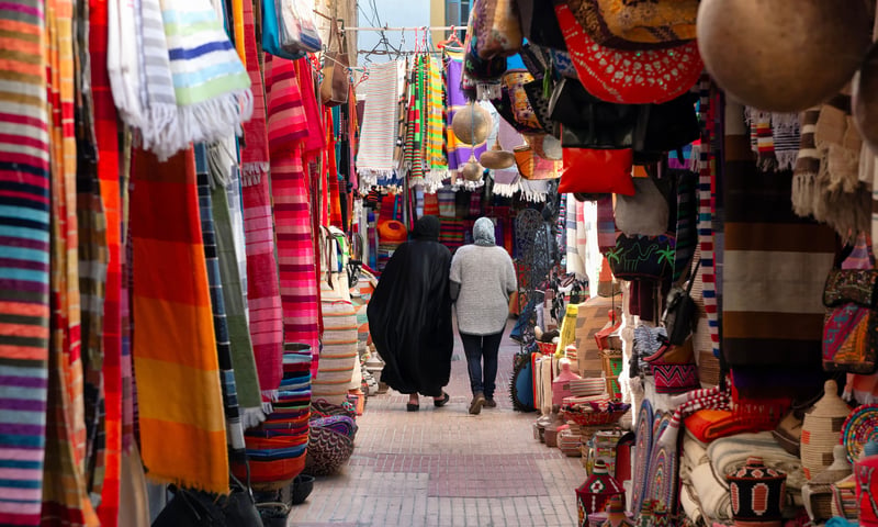 Explore the souks that can be found in every Moroccan city.