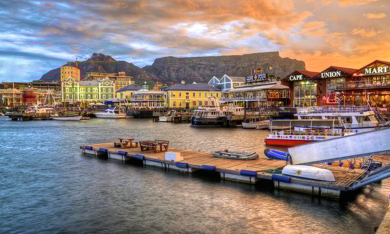 Enjoy Cape Town's vibrant V&A Waterfront precinct during leisure time.