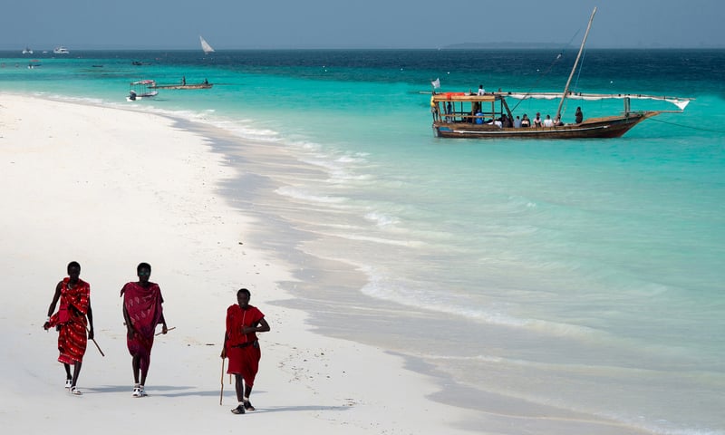 Enjoy the rhythm of Zanzibar's island life on the white sand beaches of Nungwi.