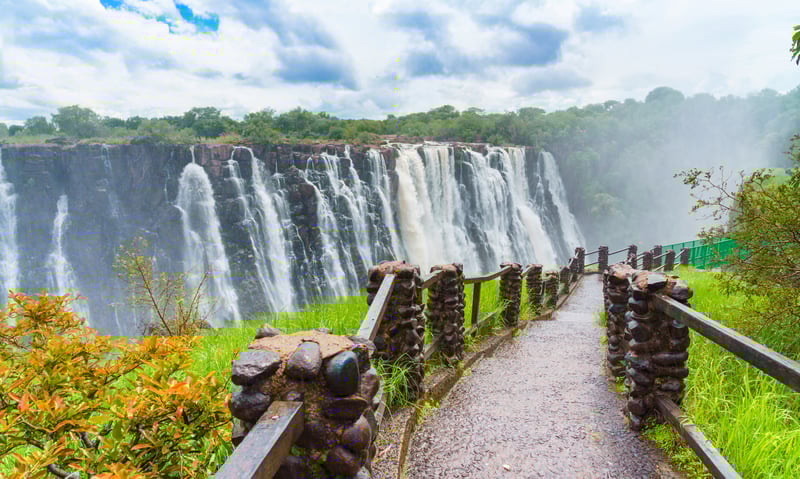 Enjoy a fascinating tour of Victoria Falls, Zimbabwe.