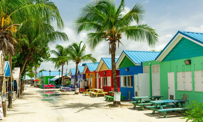 Appreciate the duty-free shopping hub of Bridgetown, Barbados.