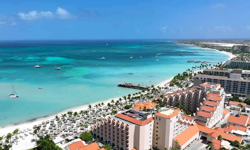 Spend a day docked in Oranjestad, Aruba.