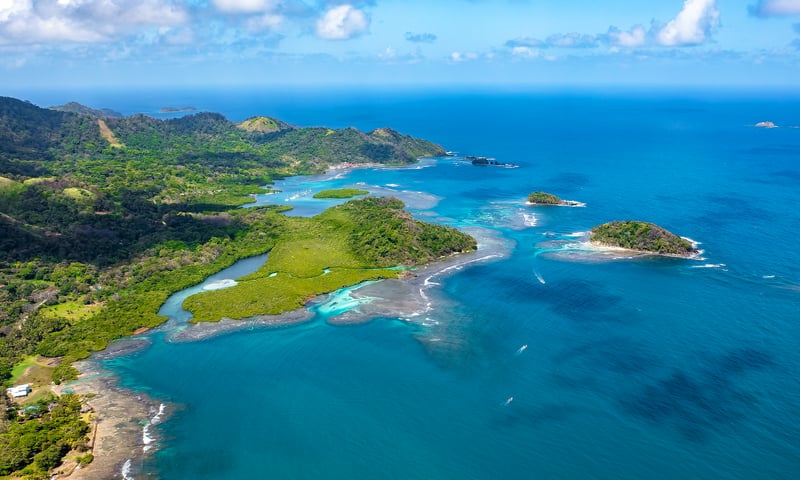 Discover unspoiled stretches of coast from Colón, Panama.