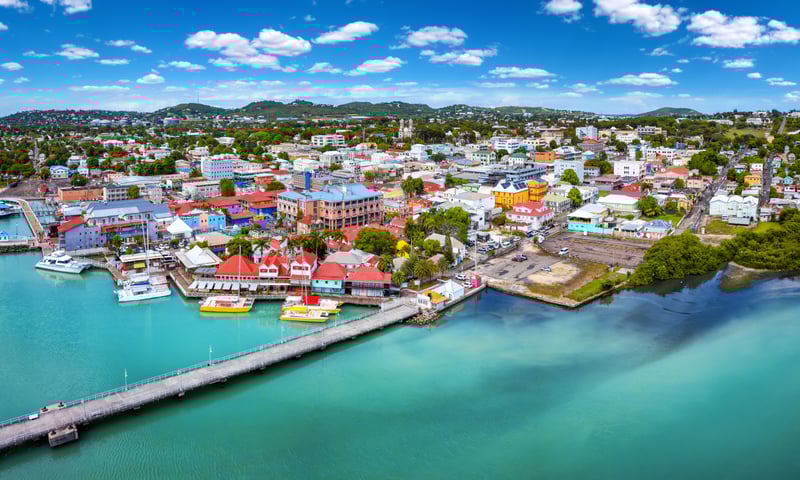 Antigua, the capital of St. John’s is a stunning city (Itinerary 4).
