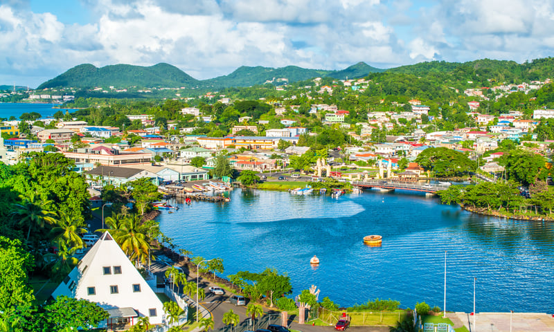 Explore the beauty of the Island of Saint Lucia (Itinerary 4).