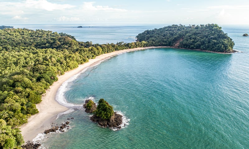 Manuel Antonio is a vibrant seaside town in Costa Rica.