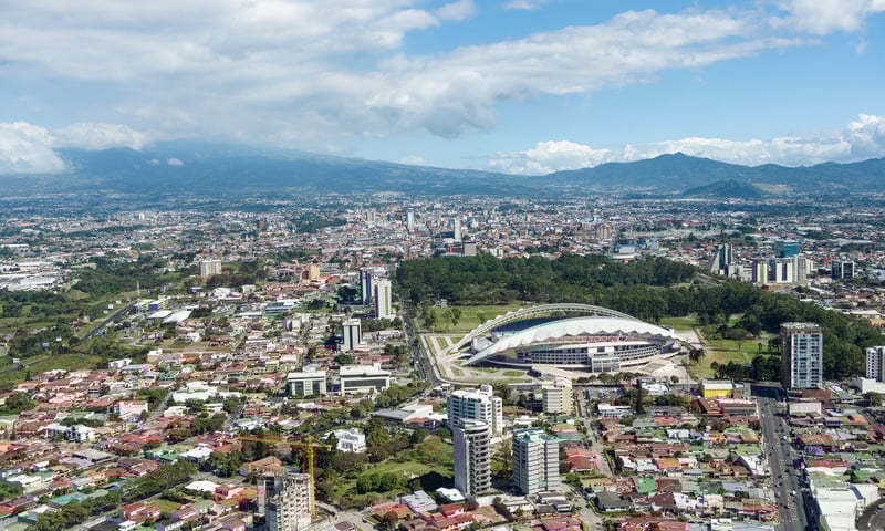 Start your adventure in San Jose, Costa Rica.