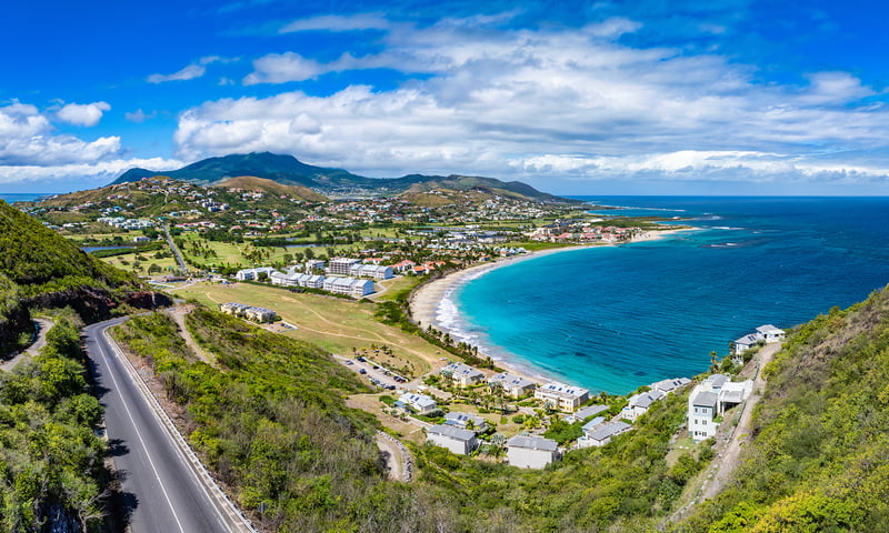 Basseterre, in St Kitts & Nevis, boasts French, British and Caribbean heritage (Itinerary 1, 2 & 3).
