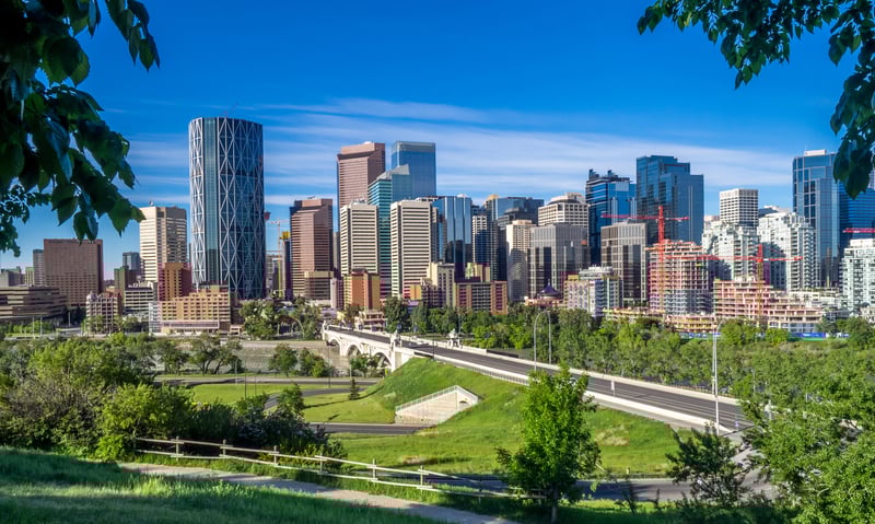 Begin your adventure in Calgary, Canada.