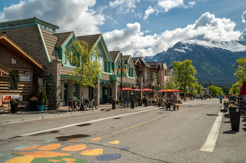 Enjoy a free day to explore Canmore, Alberta, Canada.