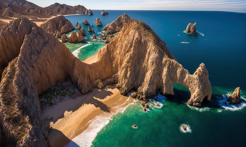Marvel at the scenery of Cabo San Lucas, Mexico.