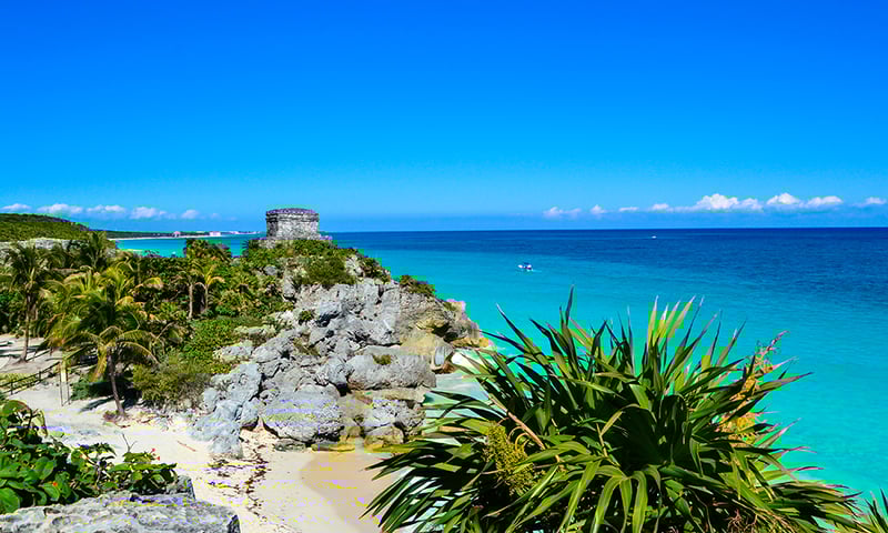 Visit nearby Tulum Maya when docking in Cozumel, shore excursion, charges apply.