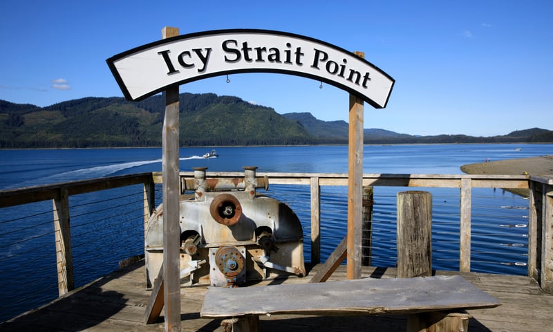 Icy Strait Point is a unique community on Chichagof Island.