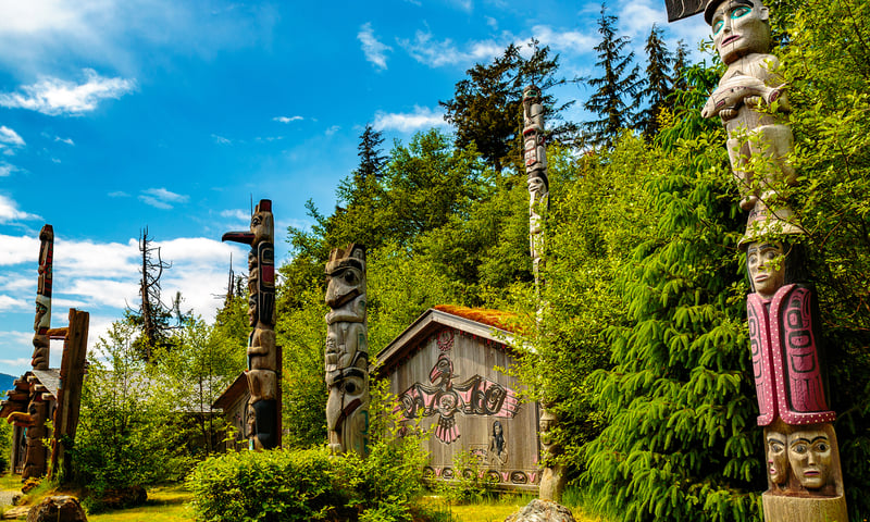 Explore Ketchikan's Native American totems and clan houses.
