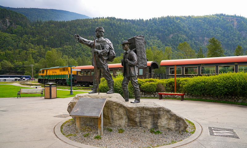 Step back to Gold Rush days in Skagway.