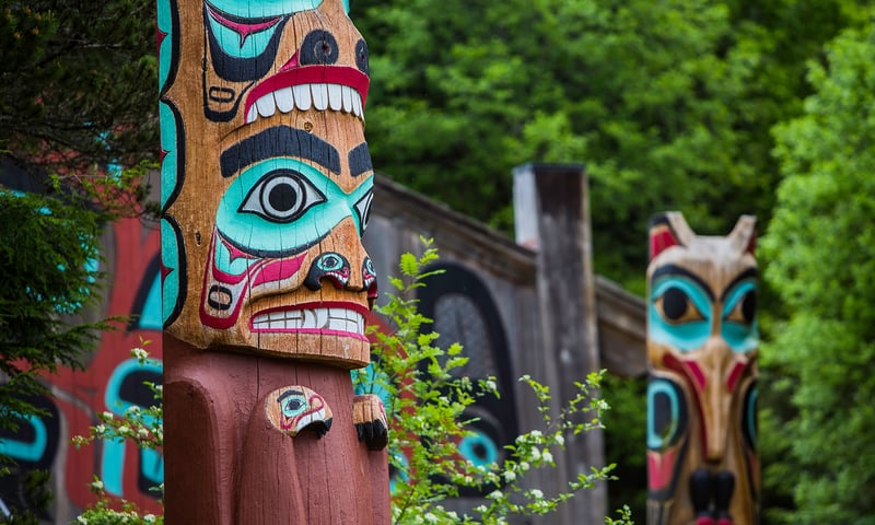 Ketchikan is one of the best places to see traditional Native American art.