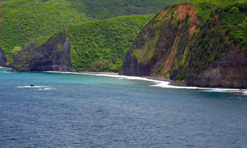 The striking Kona Coastline in the Big island of Hawaii.