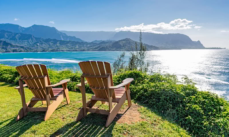 Na Pali Coast stretches for 24 Km between Ke`e Beach and Polihale State Park in Kauai Island.