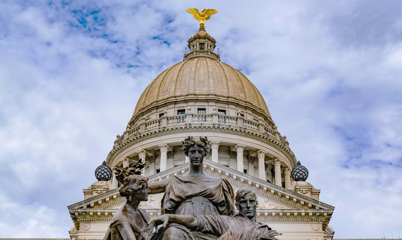 A landmark of Jackson is the State Capitol, Mississippi.
