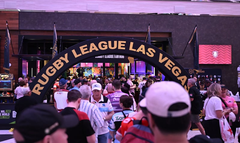 Hang out at the Rugby League Las Vegas Fan Fest.