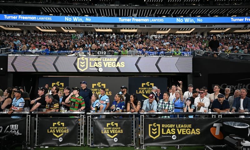 Be part of the opening round of the NRL in Las Vegas (NRL Vegas 2025).