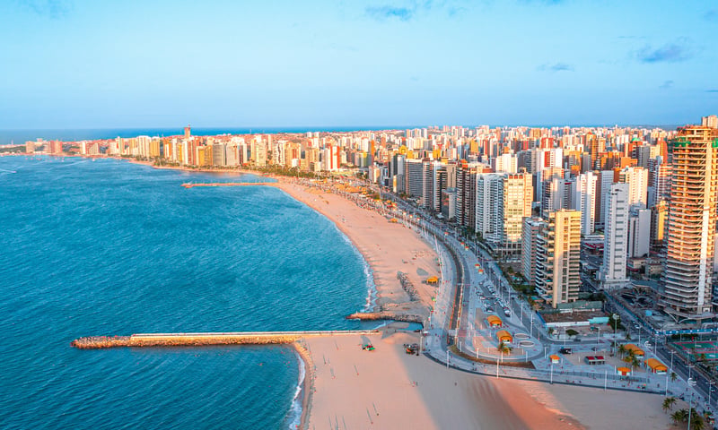 Explore Fortaleza in northeast Brazil.