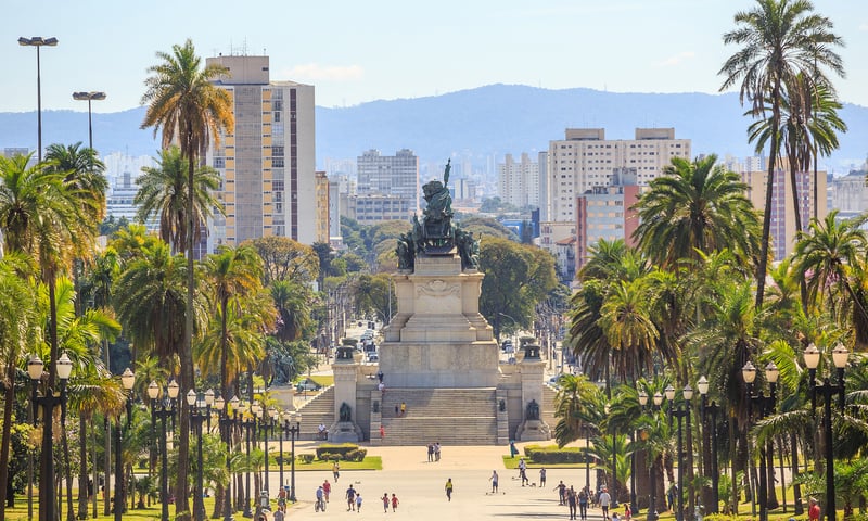 The city of Sao Paulo is Brazil's business and culture hub.