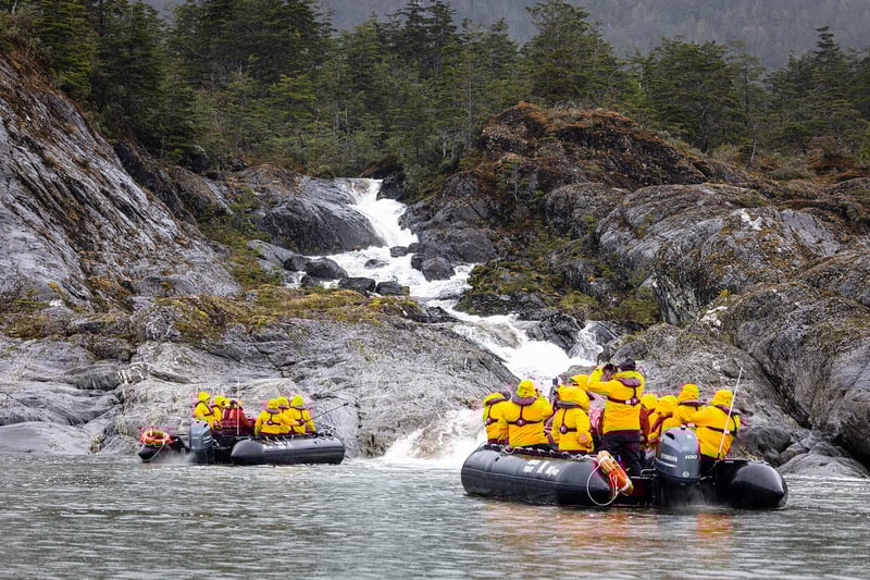Explore El Brujo Glacier, Chile, while cruising aboard the Seabourn Pursuit.