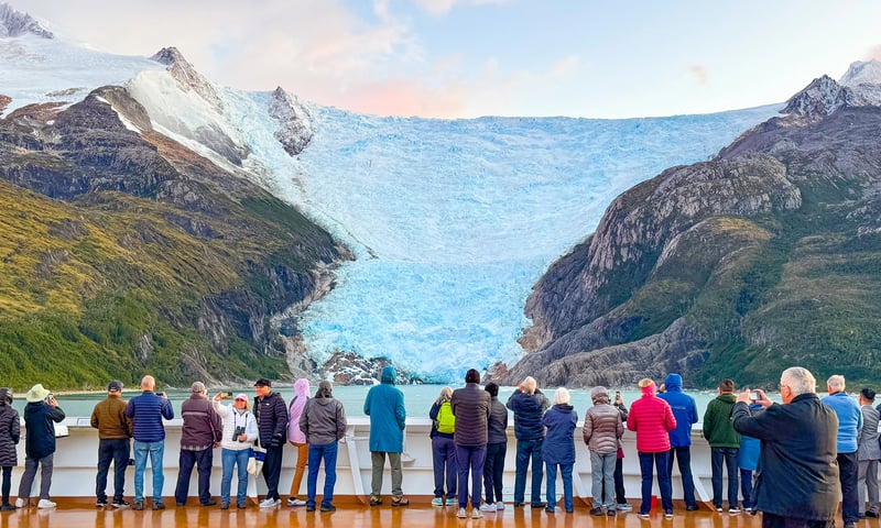 Admire the stunning remote landscapes of Glacier Alley.