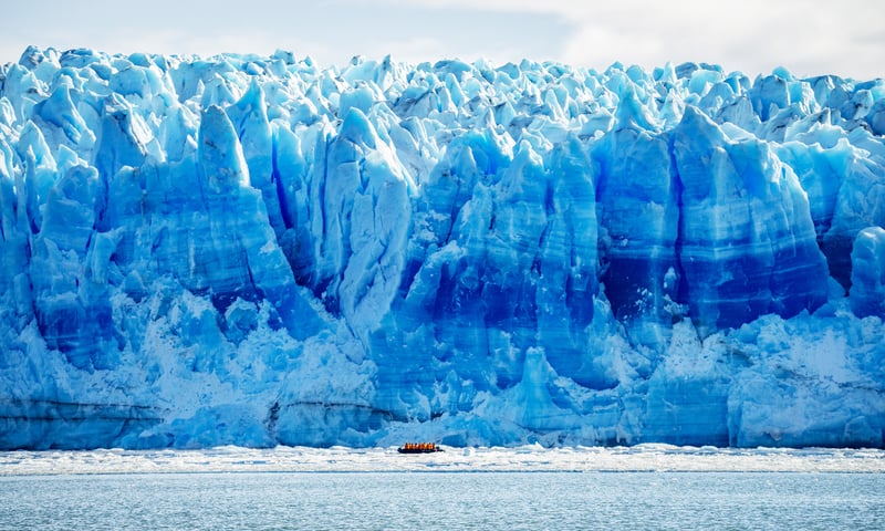 Seabourn Pursuit is equipped with 24 Zodiacs, kayaks, and a 19-person expedition team.