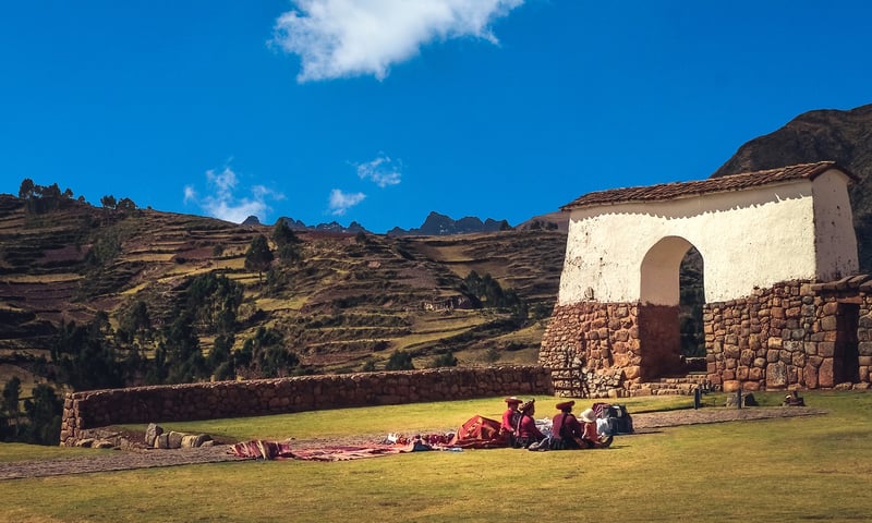 Visit Chinchero, Peru, where its colonial-era church is built atop Inca foundations.
