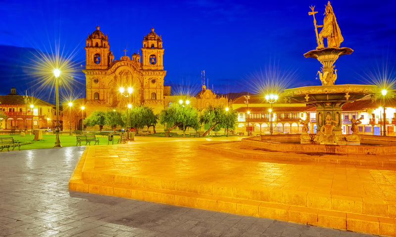 Stroll through Cusco's Plaza De Armas.