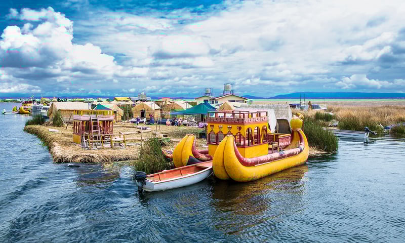 Discover the floating island communities on Lake Titicaca.